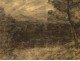 Charcoal Augustus Pointelin Jura landscape 19th