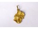 18k solid gold nugget pendant pendant 2.30gr twentieth century