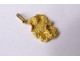 18k solid gold nugget pendant pendant 2.30gr twentieth century