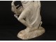 Plaster sculpture Gustave Gillot deer woman Diane Artémis Actéon 20th century