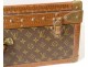 Louis Vuitton Alzer old suitcase leather monogram canvas vintage twentieth