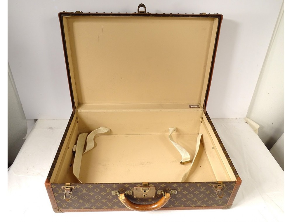 Mid-20th Century Louis Vuitton Monogram Canvas Alzer 60 Suitcase, circa  1960 at 1stDibs