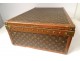 Louis Vuitton Alzer old suitcase leather monogram canvas vintage twentieth