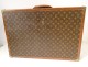 Louis Vuitton Alzer old suitcase leather monogram canvas vintage twentieth