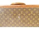 Louis Vuitton Alzer old suitcase leather monogram canvas vintage twentieth