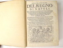 Book Descrittione Regno Di Napoli Scipione Mazzela 1601 coats of arms Italy