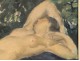 Oil on panel painting Nude Gérardin 20th