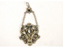 Sterling silver Art Nouveau enameled Austria 19th