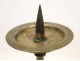 Picnic candle torch bronze candlestick 17th