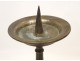 Picnic candle torch bronze candlestick 17th