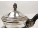 Coffee tea silver crest shield crown 19th