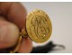 Gold seal stamp Monogram Empire Arms 19th