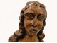 Virgin statue sculpture carved 16th