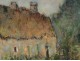 HST campaign Cottage Painting Landscape Georges Ballerat 20th