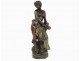 Black Slave Woman statue sculpture by 19th Goldscheider