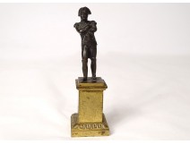 Small statuette bronze sculpture Emperor Napoleon I 19th century