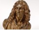 3 sculptures busts Molière Racine Richelieu F. Barbedienne Collas XIXth