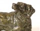 Bronze sculpture Jules Moigniez dog hunting stop spaniel XIXth century