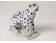 Leopard cheetah faience sculpture North France eighteenth century