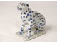 Leopard cheetah faience sculpture North France eighteenth century