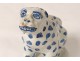 Leopard cheetah faience sculpture North France eighteenth century