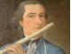 HST painting portrait man musician player flute gentleman eighteenth century