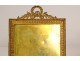 Pair of Louis XVI photo holder frames in gilded brass Napoleon III nineteenth crown