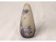 Small pear-shaped glass paste vase Emile Gallé flowers lilies Art Nouveau XIXth