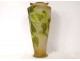 Large glass paste vase Emile Gallé glycines 34cm Art Nouveau XIXth century