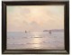 HST Marine Painting Sunset Arsene Chabanian 20th