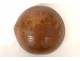 Half-calabash coconut carved penal colony Ile du Diable Guyana palm trees XIXth