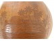 Half-calabash coconut carved penal colony Ile du Diable Guyana palm trees XIXth