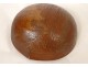 Half-calabash coconut carved penal colony Ile du Diable Guyana palm trees XIXth