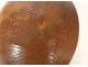 Half-calabash coconut carved penal colony Ile du Diable Guyana palm trees XIXth