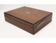 Case Painter rosewood bronze palettes 19th