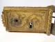 Louis XVI gilt bronze door locks 19th century castle foliage