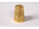 Thimble in solid gold 18 carats eagle head 5.94gr XIXth century