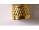 Thimble in solid gold 18 carats eagle head 5.94gr XIXth century