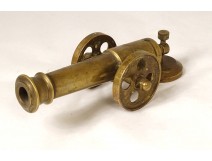 Small bronze defense alarm cannon scaring alarm late 19th century