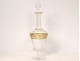 Carafe crystal cut crystal Saint-Louis model Thistle gilding twentieth