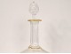 Carafe crystal cut crystal Saint-Louis model Thistle gilding twentieth