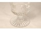 Carafe crystal cut crystal Saint-Louis model Thistle gilding twentieth