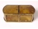 Small box double agate box gilded brass Restoration XIXth