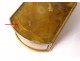 Small box double agate box gilded brass Restoration XIXth