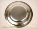 Vegetable dish silver metal beads 20th