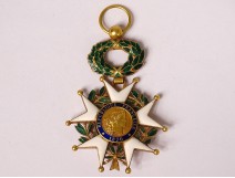 Medal Legion of Honor officer solid gold enamel IIIrd Republic XIXth