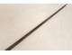 19th century carved wood handle double blade sword cane