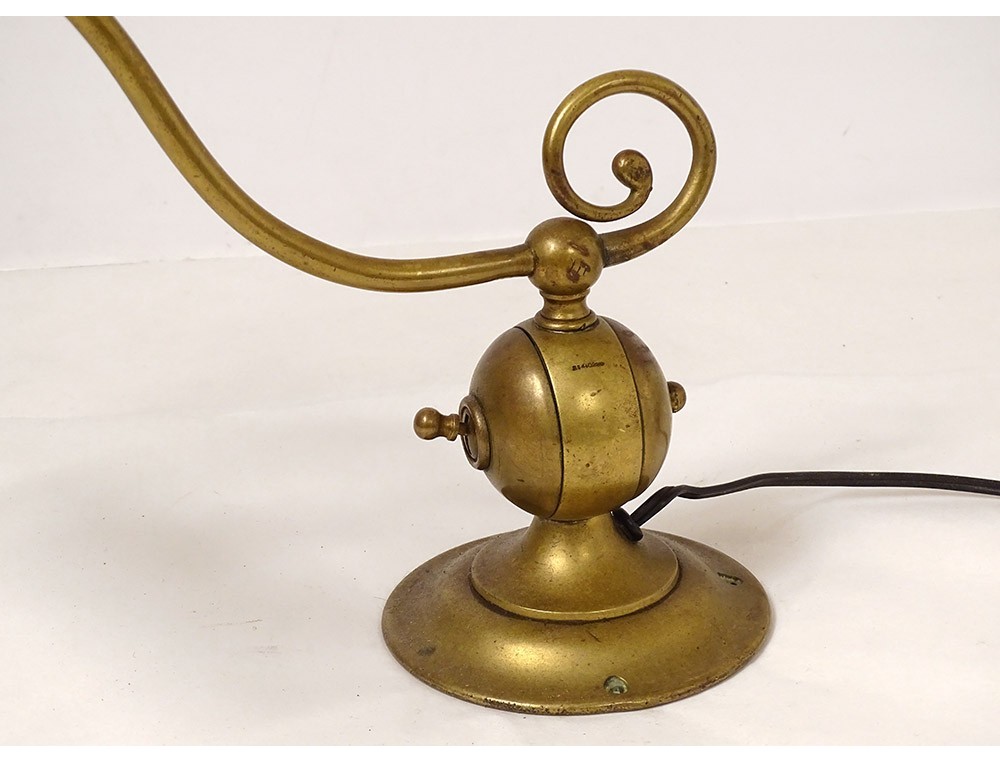 Lampe de Bureau pour Bouteille d'Eau Antique en Bronze Doré en vente sur  Pamono