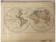 Universal and military portable atlas Robert de Vaugondy maps 1748 eighteenth