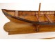 Model whaling boat oars collection showcase nineteenth century